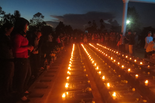 Cau nguyen tai nghia trang