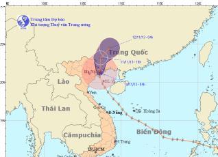 Tin bão trên đất liền (Cơn bão số 14)