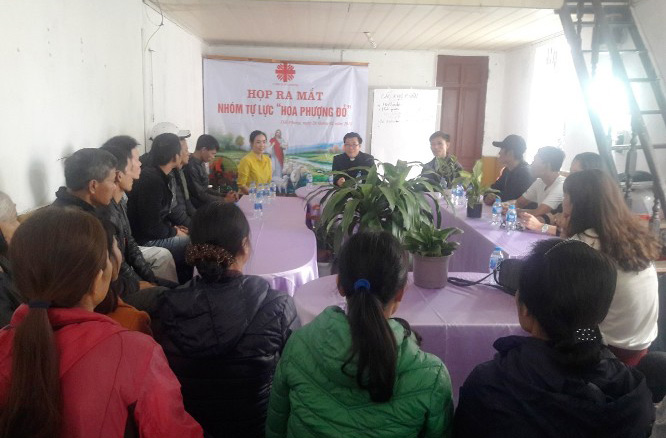 Caritas Hải Phòng: Hỗ trợ ra mắt nhóm tự lực “Hoa Phượng Đỏ” của người nhiễm H