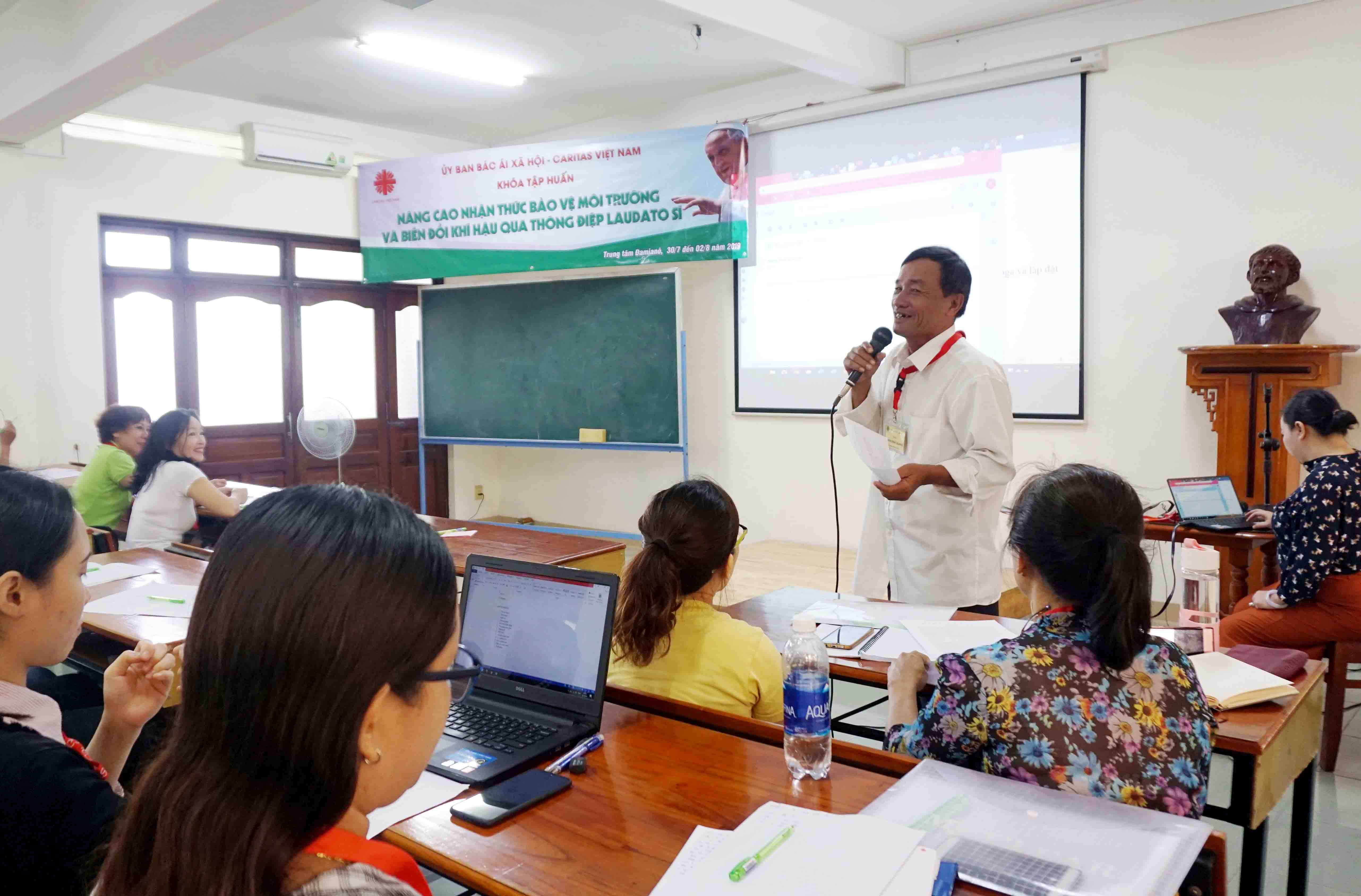 Caritas Việt Nam: Khóa tập huấn Nâng Cao Nhận Thức Bảo Vệ Môi Trường và Biến Đổi Khí Hậu qua Thông Điệp Laudato Si