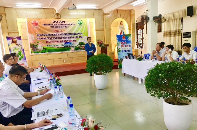 Caritas Hải Phòng: Hội thảo chia sẻ kinh nghiệm hoạt động BVMT và ứng phó BĐKH với các đội ứng cứu khẩn cấp Tp. Hải Phòng