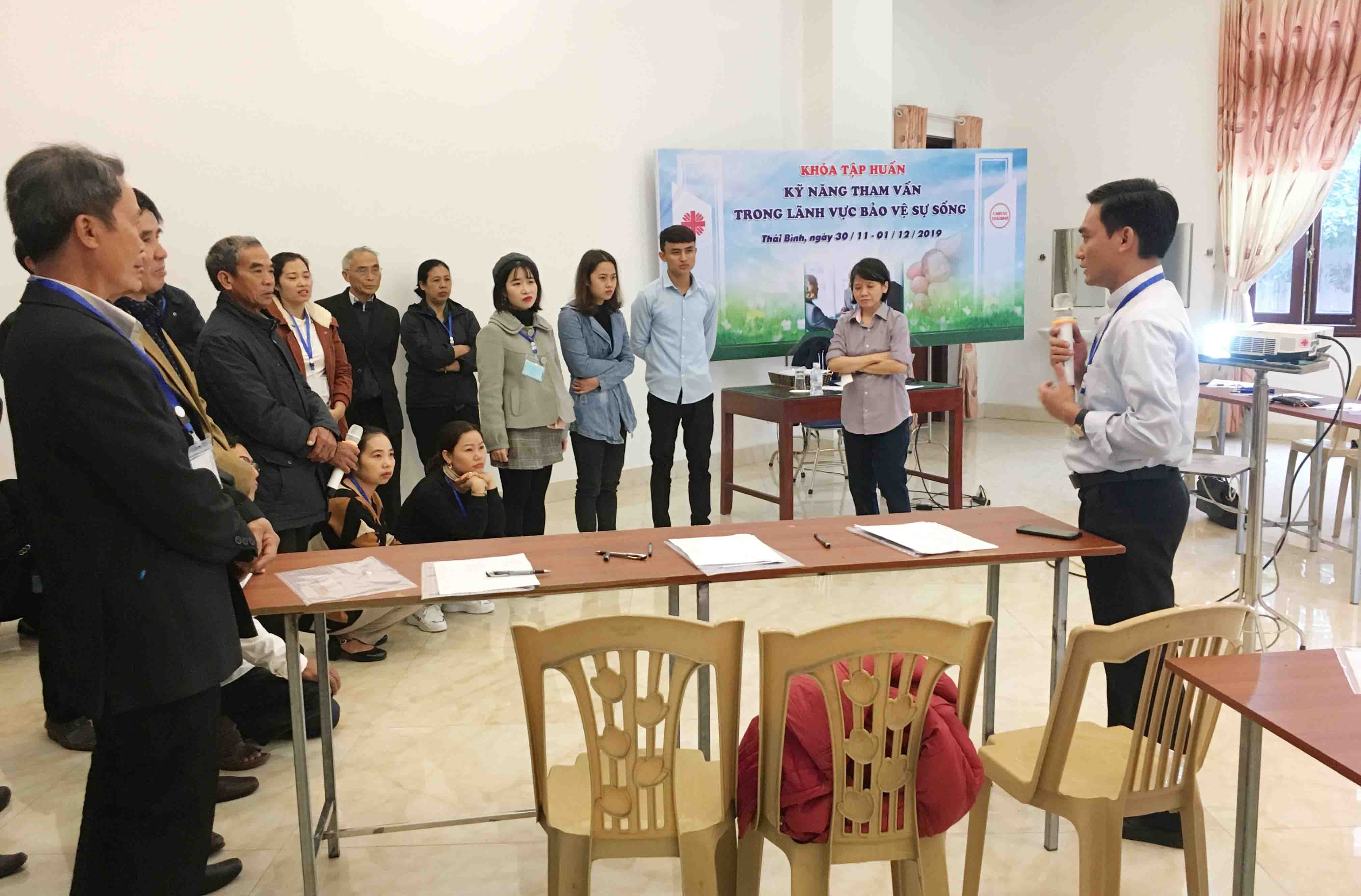 Caritas Thái Bình: Khoá Tập Huấn Kỹ Năng Tham Vấn Trong Lãnh Vực Bảo Vệ Sự Sống
