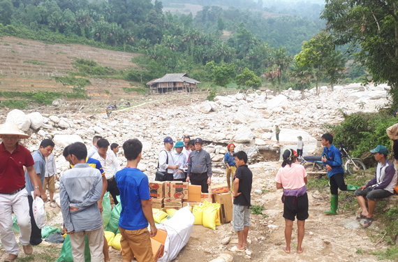 Caritas Giáo Tỉnh Miền Bắc: Cứu trợ đồng bào bị lũ quét và sạt lở đất tại Hà Giang