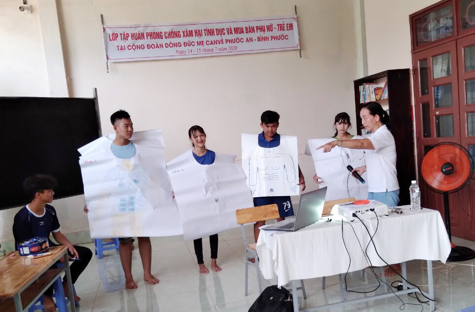 Caritas Phú Cường: Tập Huấn Phòng Tránh Xâm Hại Tình Dục Và Mua Bán Phụ Nữ - Trẻ Em
