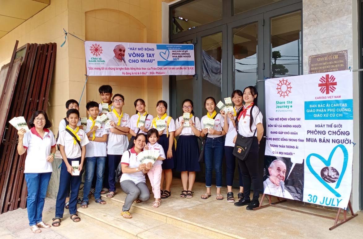 Caritas Phú Cường: Chiến Dịch Truyền Thông Ngày Quốc Tế Phòng Chống Buôn Người - 30/7