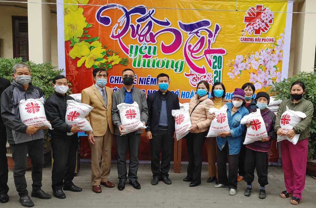 Caritas Hải Phòng: Các Hoạt Động Bác Ái Dịp Xuân Tân Sửu