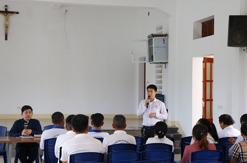 Caritas Hà Tĩnh: Nhóm Bảo Vệ Sự Sống gặp gỡ chia sẻ và tĩnh tâm Mùa Chay