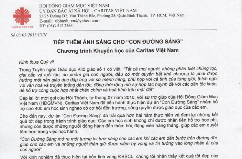 Offering light for “the path to light”