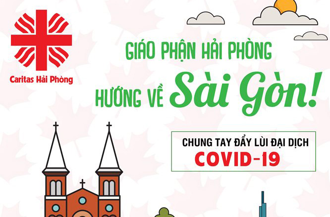 Giáo phận Hải Phòng đồng hành với Sài Gòn trong cuộc chiến chống Covid-19