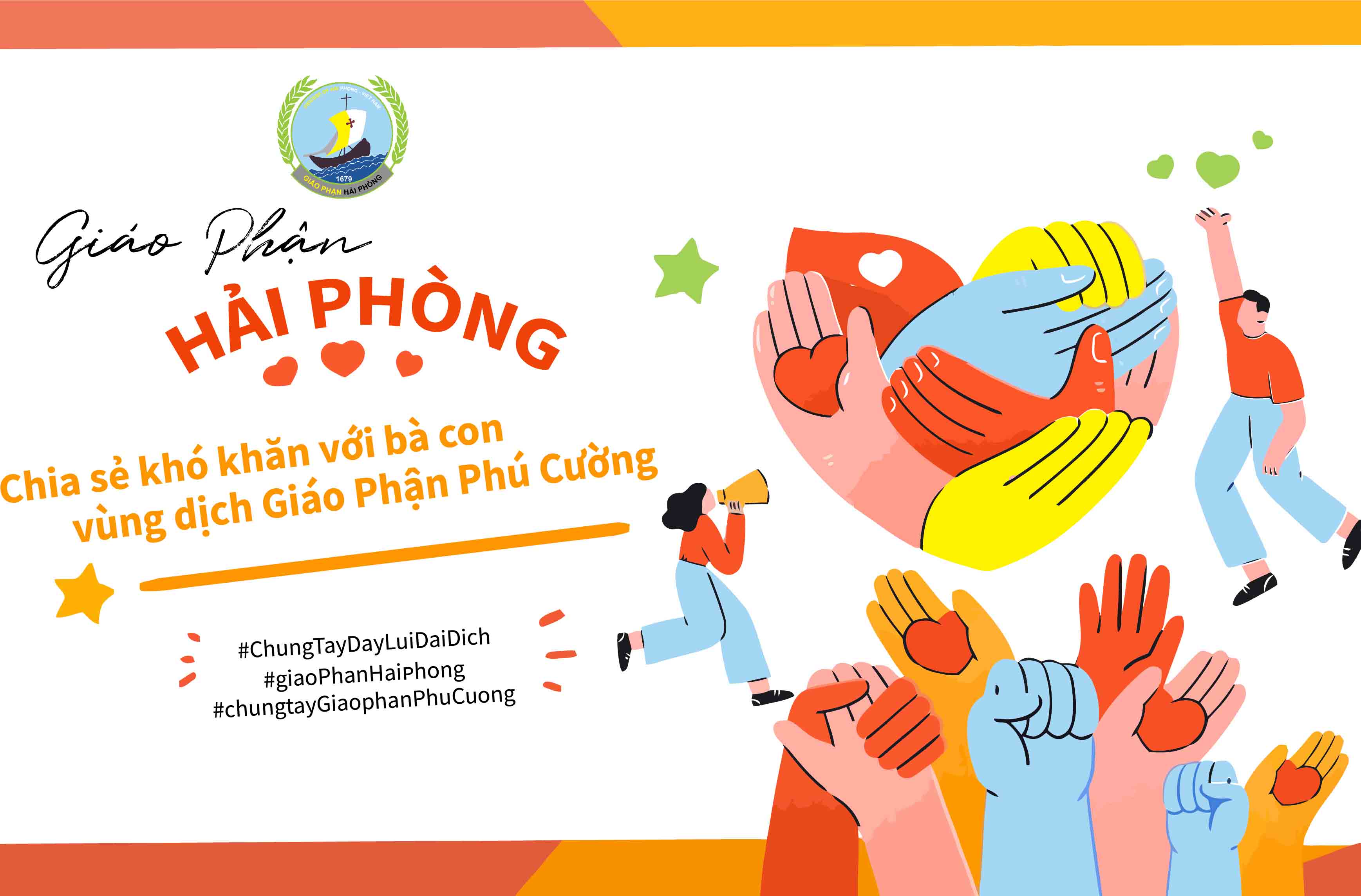 Giáo phận Hải Phòng chia sẻ khó khăn với bà con vùng dịch Giáo phận Phú Cường