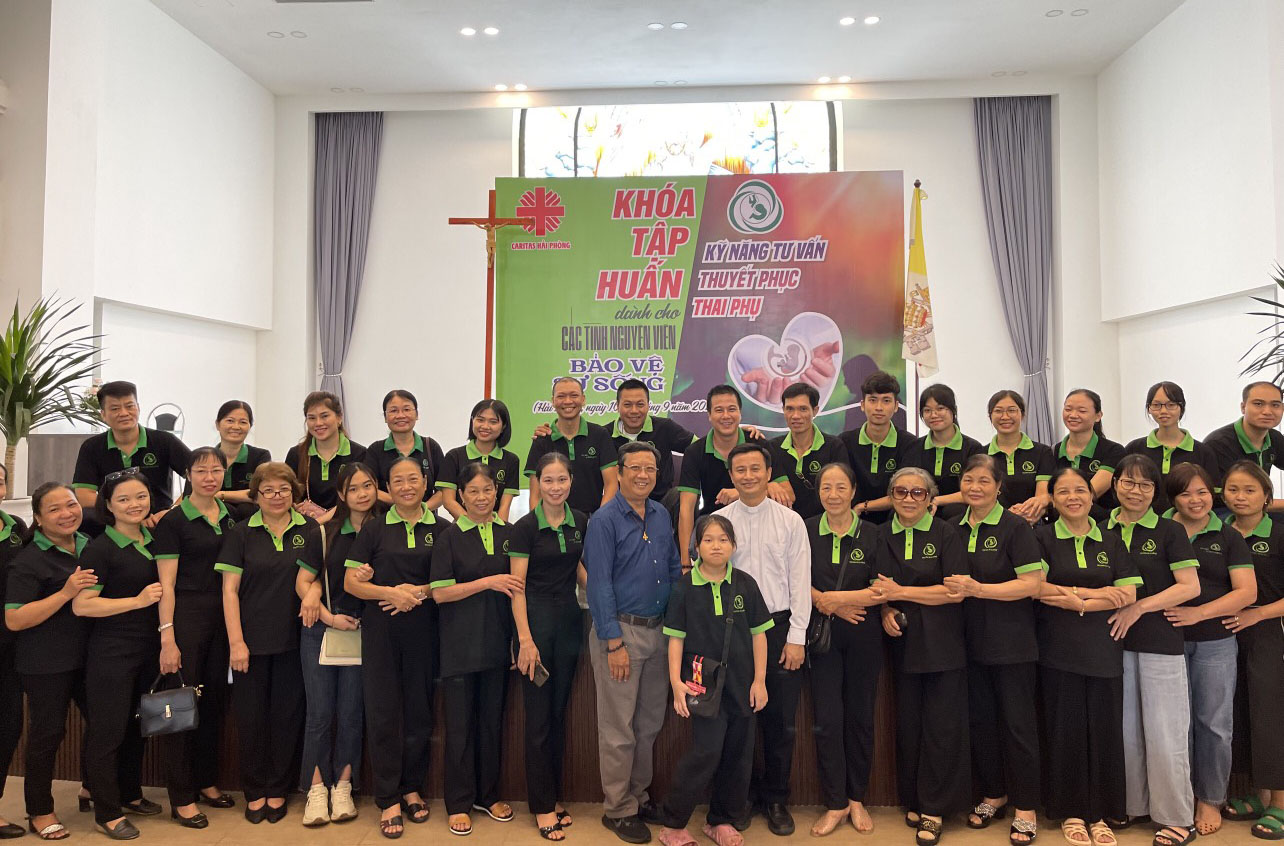 Caritas Hải Phòng: Khoá tập huấn “Kỹ năng tư vấn thuyết phục thai phụ” cho tình nguyện viên BVSS tại Hải Phòng