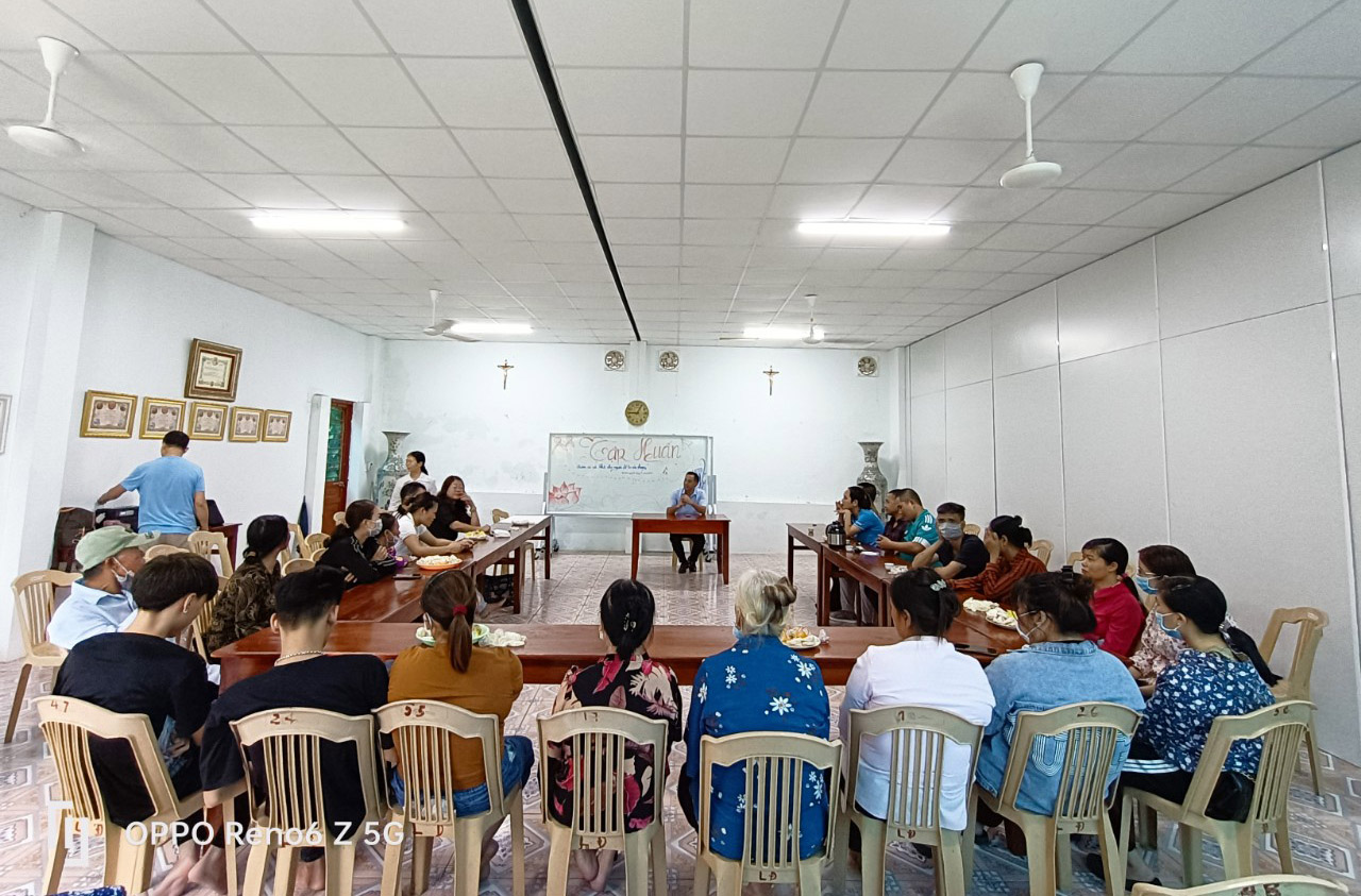 Caritas Thái Bình: Tập huấn chăm sóc sức khỏe cho người có H