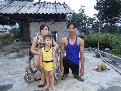 Chuyên tình cổ tích của cặp vợ chồng khuyết tật