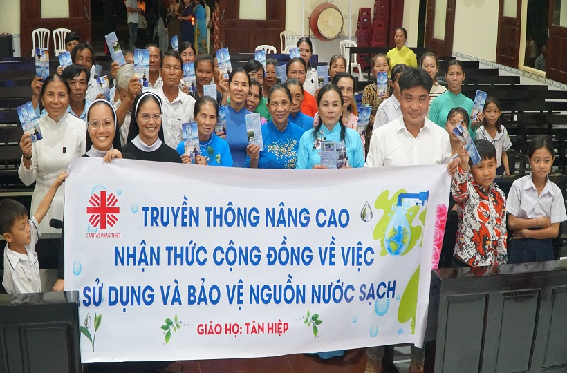 Caritas Phan Thiết: Truyền Thông Nâng Cao Nhận Thức Sử Dụng Và Bảo Vệ Nguồn Nước Sạch 