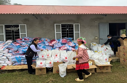 Caritas Bùi Chu trao gởi yêu thương với anh chị em vùng cao