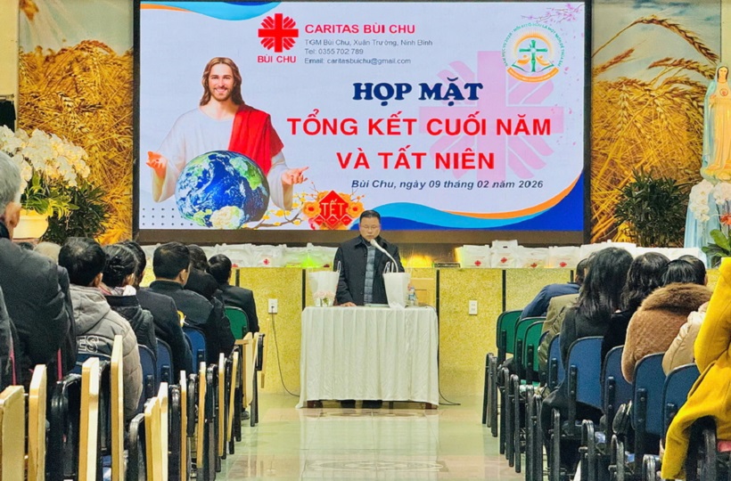 Caritas Giáo Phận Bùi Chu Tổng Kết Một Năm Bác Ái 