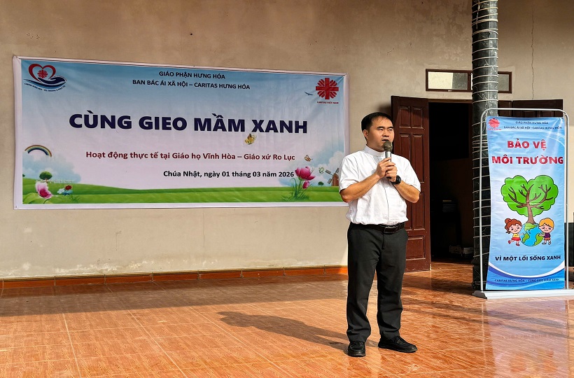 Caritas Hưng Hóa Cùng Gieo Mầm Xanh - Hoạt Động Môi Trường Tại Giáo Họ Vĩnh Hòa
