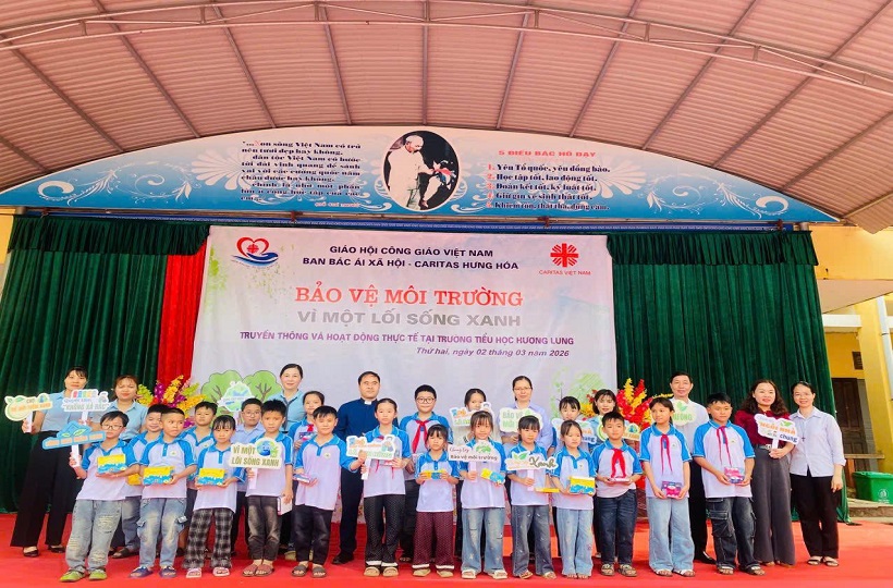 Caritas Hưng Hóa Tổ Chức Hoạt Động Bảo Vệ Môi Trường – Vì Một Lối Sống Xanh