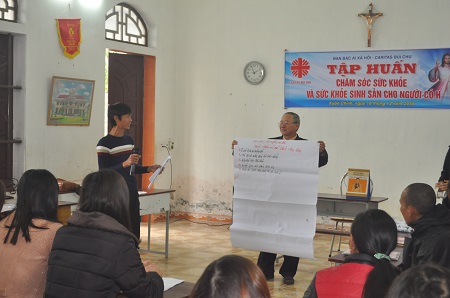 Caritas Bùi Chu: Tập Huấn Chăm Sóc Sức Khỏe và Sức Khỏe Sinh Sản Cho Người Nhiễm HIV