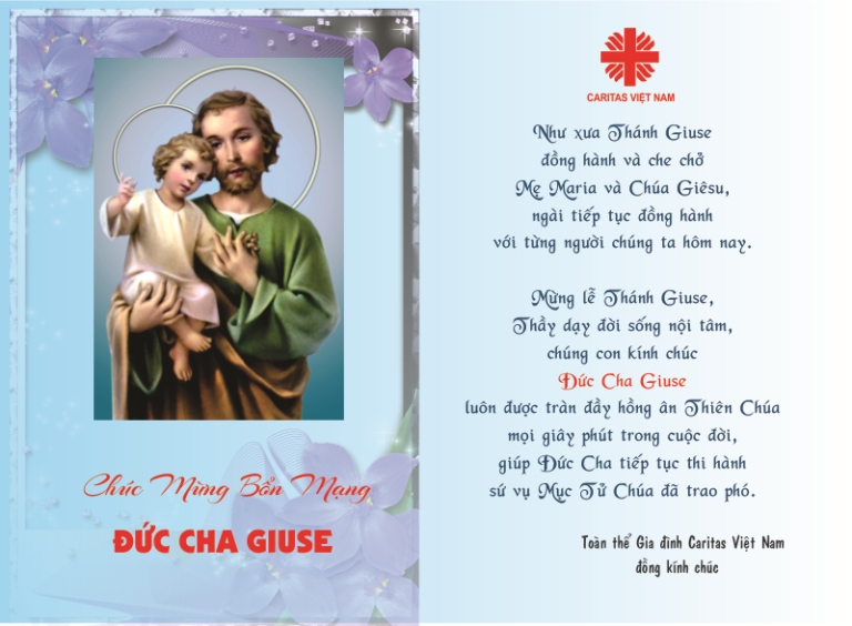 Chúc mừng Bổn Mạng Đức Cha Phó Chủ Tịch UBBAXH - Caritas Việt Nam