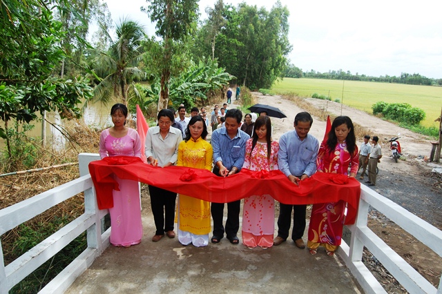 Lễ khánh thành cầu Caritas Mỹ Tho