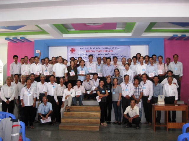 Caritas Bà Rịa tổ chức Tập huấn cho tình nguyện viên về người Khuyết tật