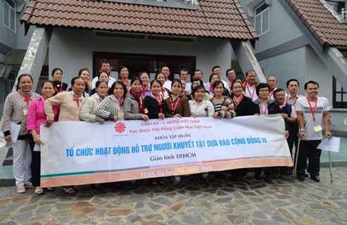 Khoá tập huấn Tổ chức hoạt động hỗ trợ người khuyết tật dựa vào cộng đồng IV