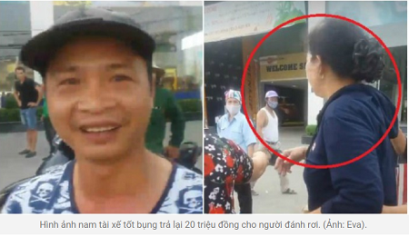 TIN TỐT ĐẸP 8/5: Anh tài xế tốt bụng trả lại cọc tiền 20 triệu đồng bị đánh rơi cho người phụ nữ nghèo