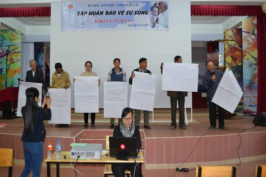 Caritas Đà Lạt tập huấn Bảo Vệ Sự Sống