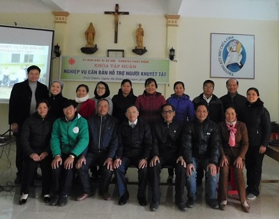 Caritas Phát Diệm: Tập huấn ‘Nghiệp vụ căn bản hỗ trợ người khuyết tật’ dành cho các hội viên chăm sóc người khuyết tật