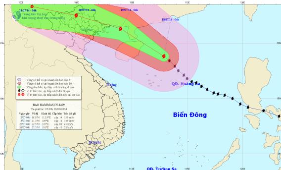 Tin bão gần bờ (Cơn bão số 2)
