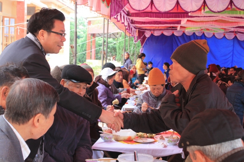 Caritas Hải Phòng mừng xuân với bệnh nhân phong Chí Linh - Hải Dương