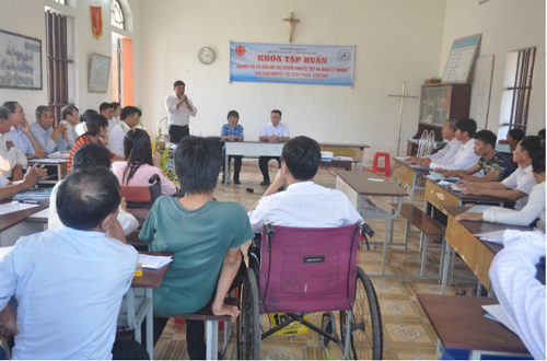 Caritas Bùi Chu: Ban Khuyết Tật Tập Huấn