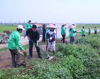 Caritas Hải Phòng: Ra quân bảo vệ môi trường tại Giáo xứ Tiên Đôi lần II