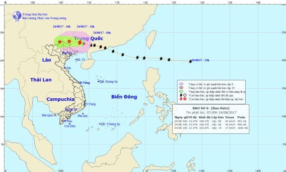 Bão số 6 suy yếu thành một vùng áp thấp, Bắc Bộ tiếp tục mưa lớn