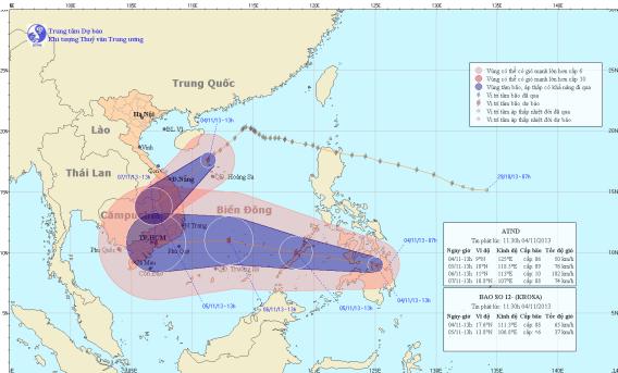 Tin áp thấp nhiệt đới gần biển Đông