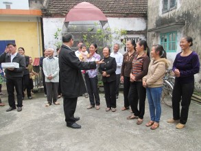 Đức Giám Mục Bùi Chu thăm các Linh Mục Hưu dưỡng